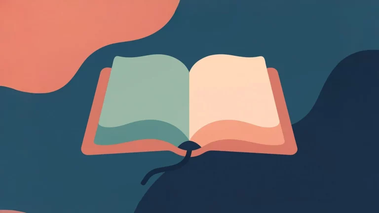 Un livre sur fond coloré